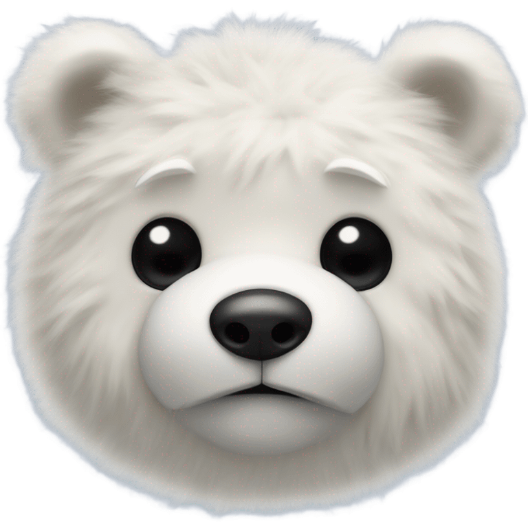 white teddybear doll emoji