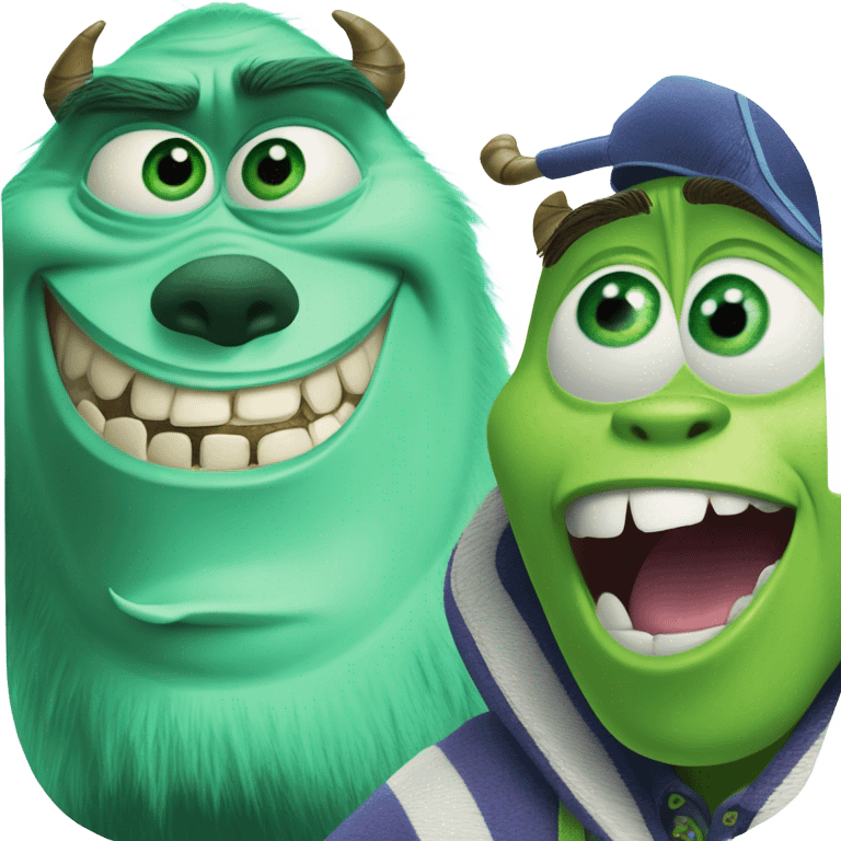 Mike wazowski sulley face meme emoji