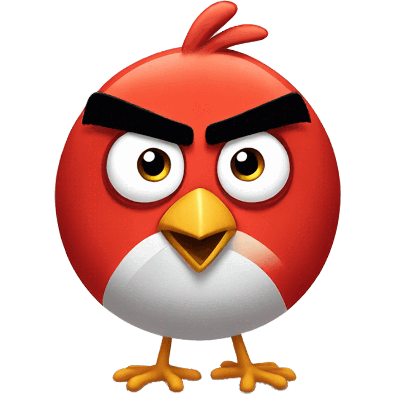 A  angry bird emoji