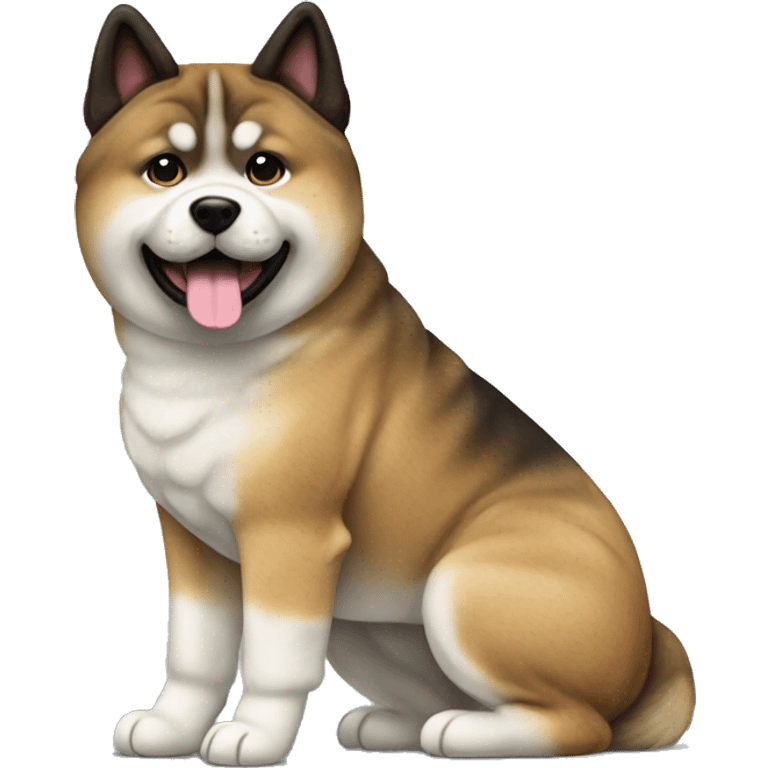 Akita with brindle fur  emoji