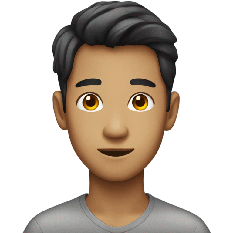 Handsome Malaysian boy  emoji