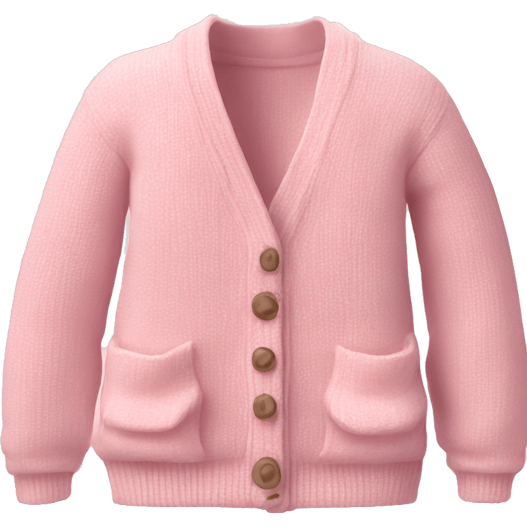 baby pink cardigan emoji