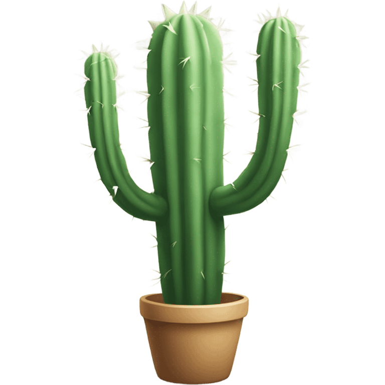 White cactus emoji