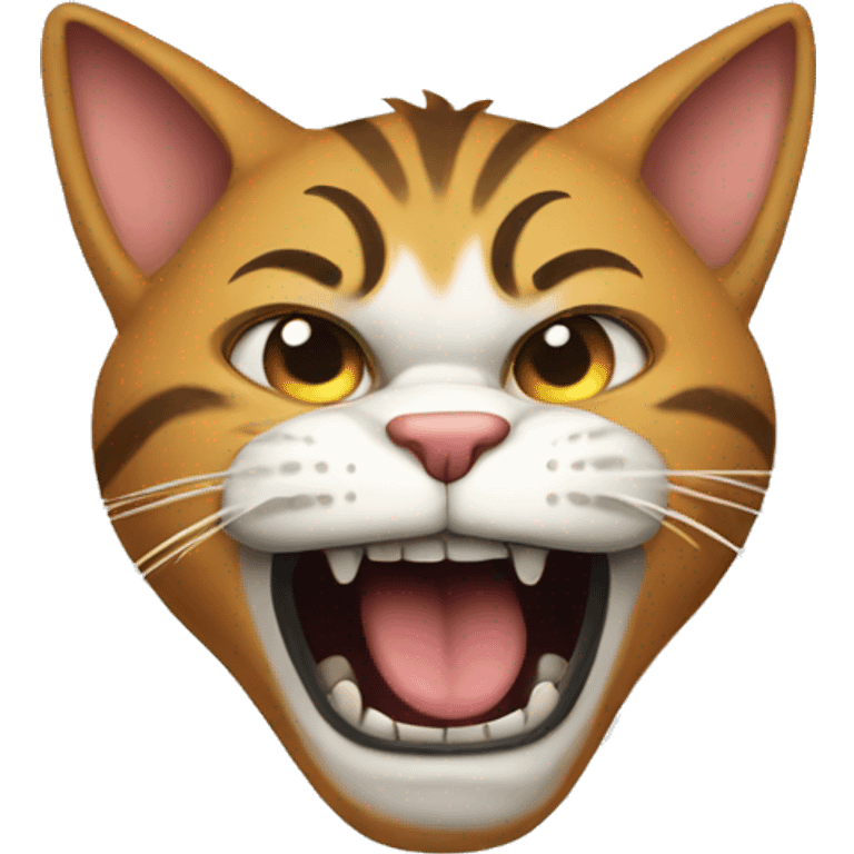 Mad cat emoji