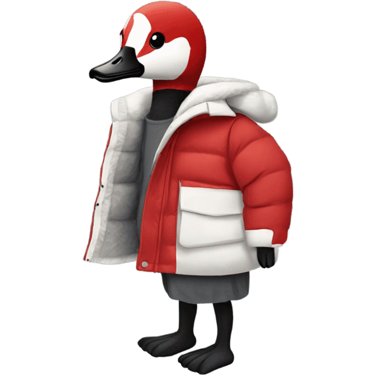 Canada Goose red parka emoji