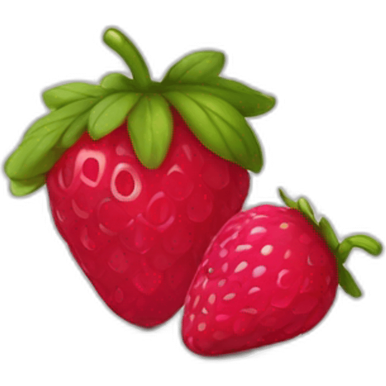 Fraise framboise myrtilles emoji