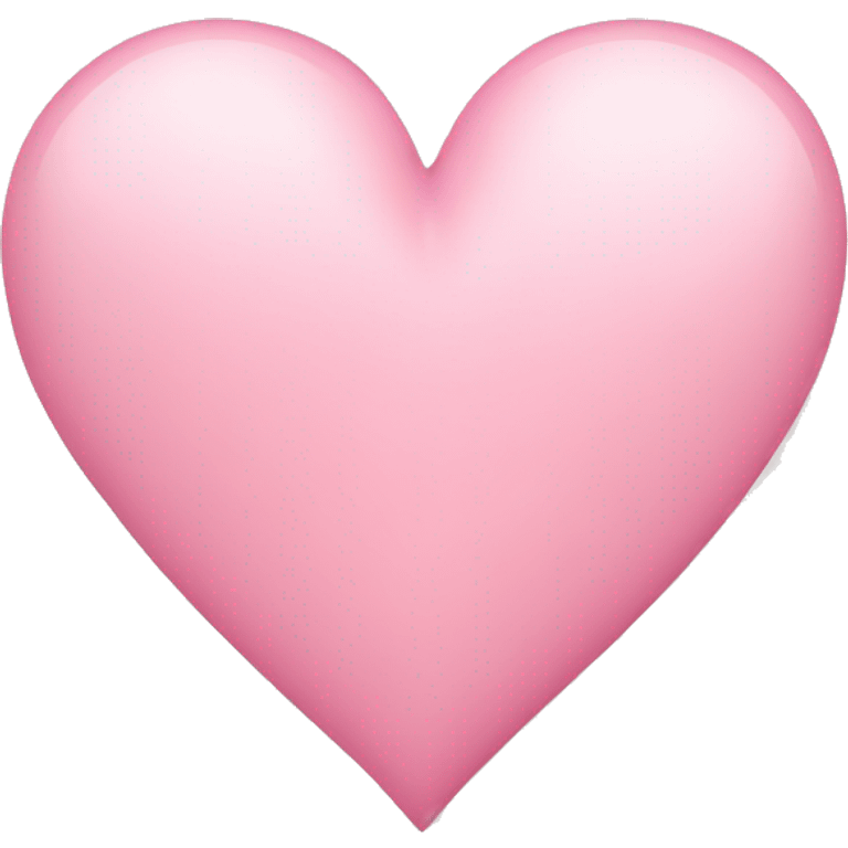 Lite pink Heart emoji