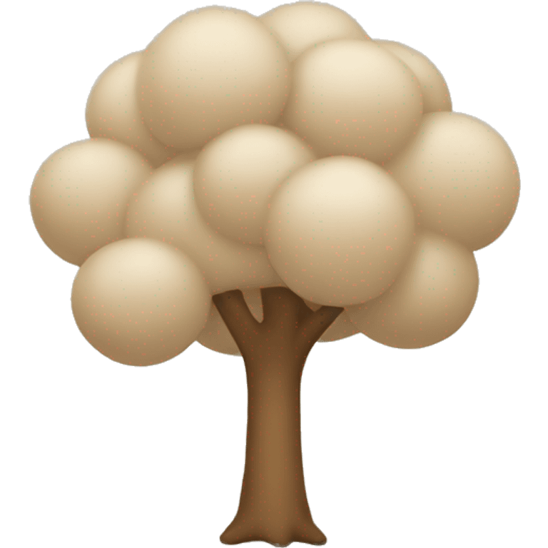 Beige tree Christmas  emoji