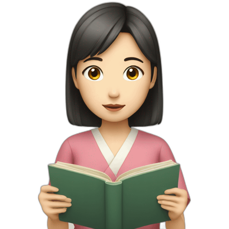 japanese-girl-reading emoji