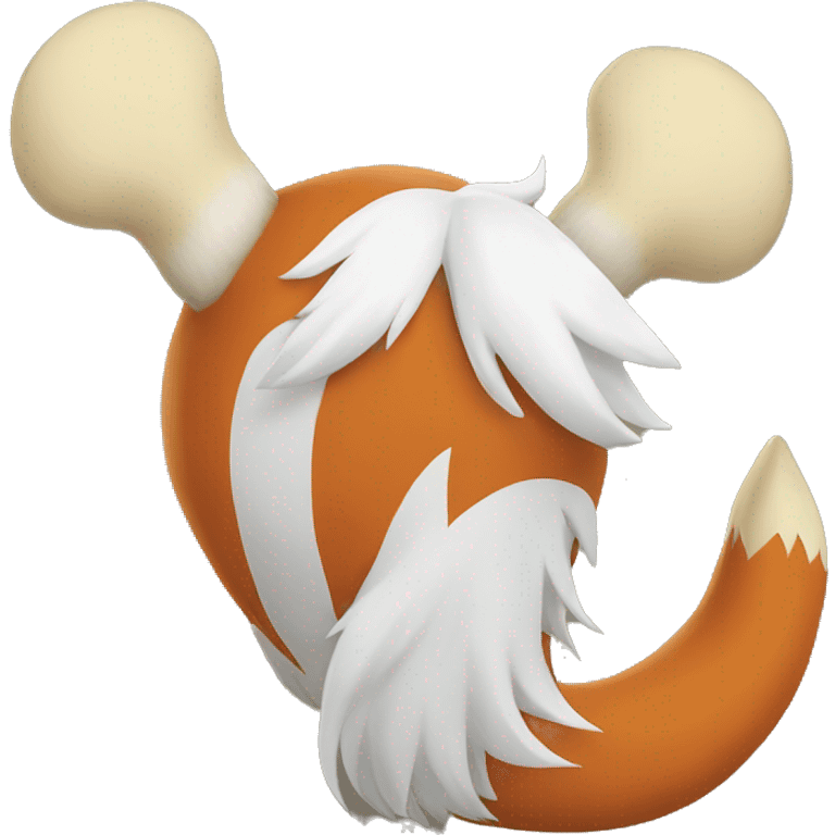 fox tail cosplay  emoji