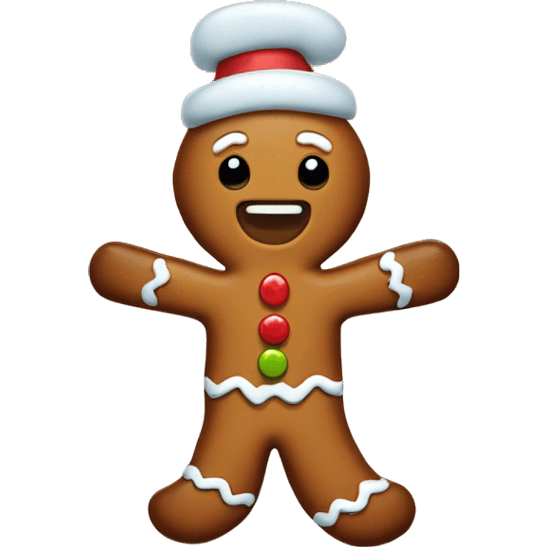 Gingerbread man  emoji