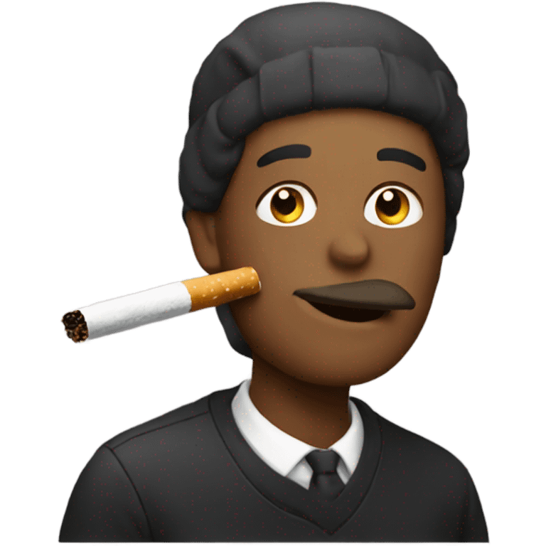 Emoji smoking a cigarette  emoji