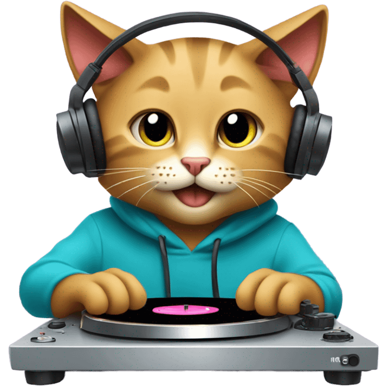 dj cat emoji