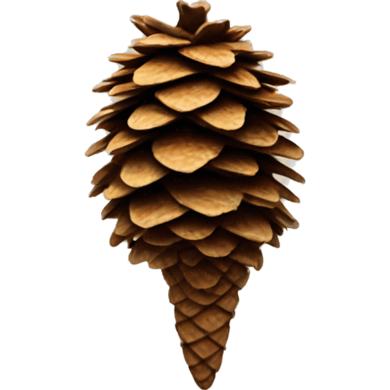 smiling pinecone emoji