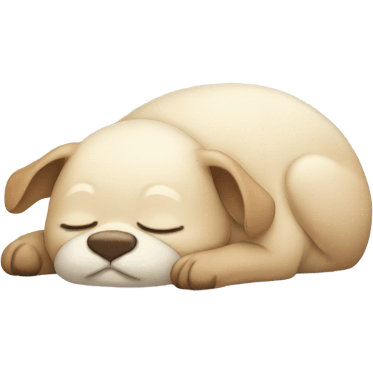 cute animal laying down sleeping emoji