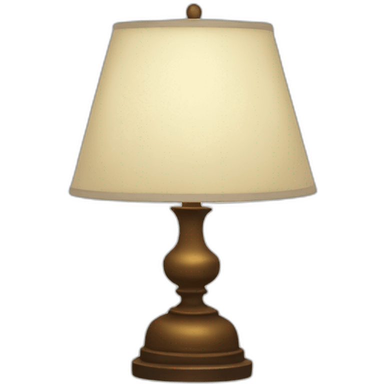 lamp with symbol ? emoji