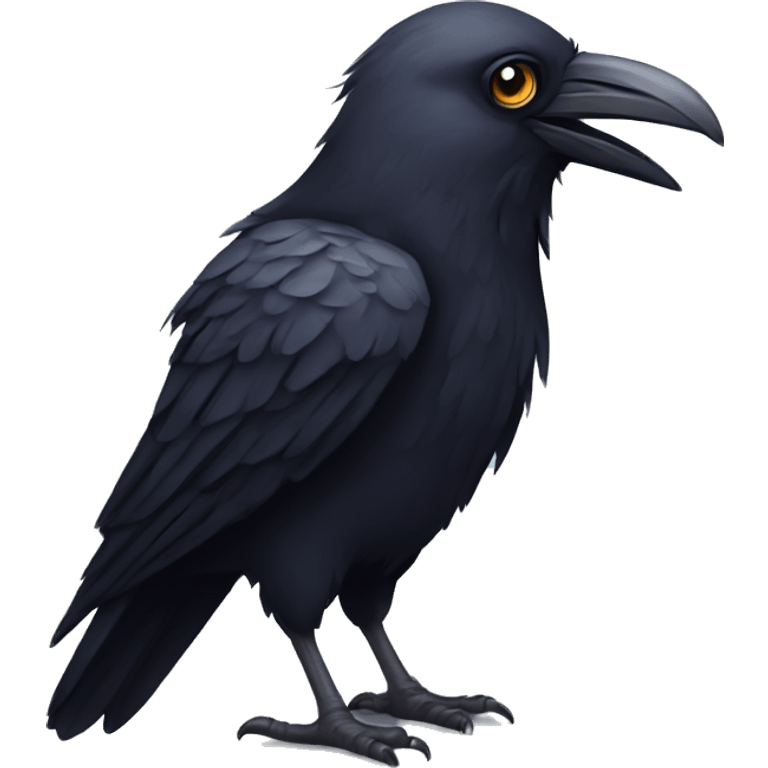 three eyed raven facing forwards emoji