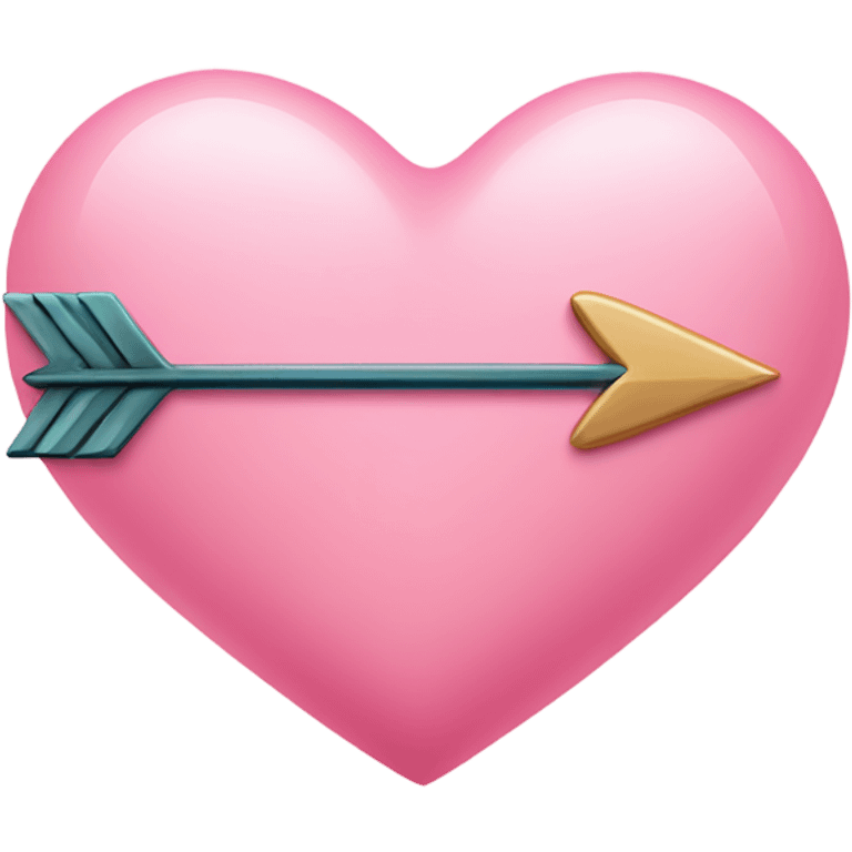 Baby pink heart with arrow  emoji