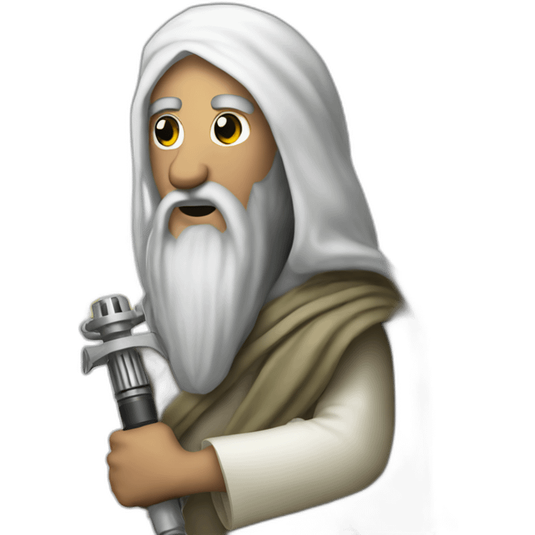 bin laden holding a light saber emoji