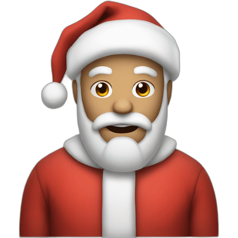 Bad santa emoji