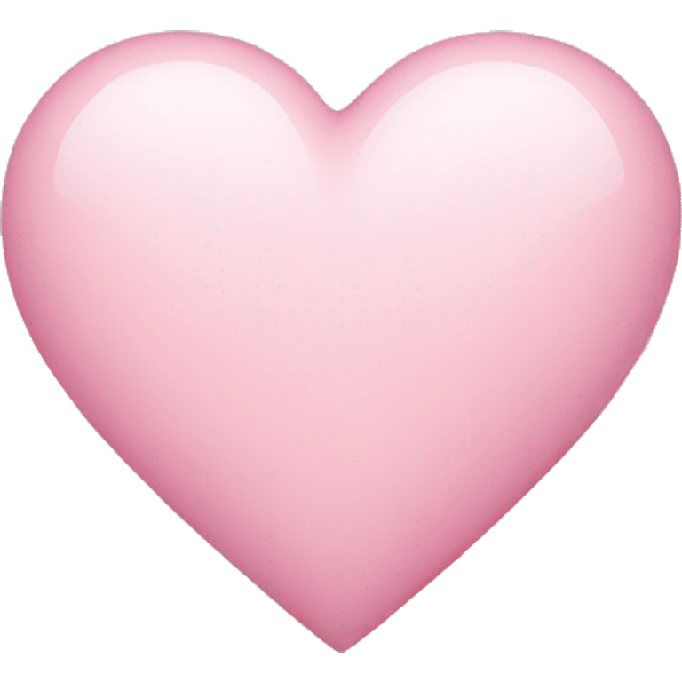 Light pink heart emoji