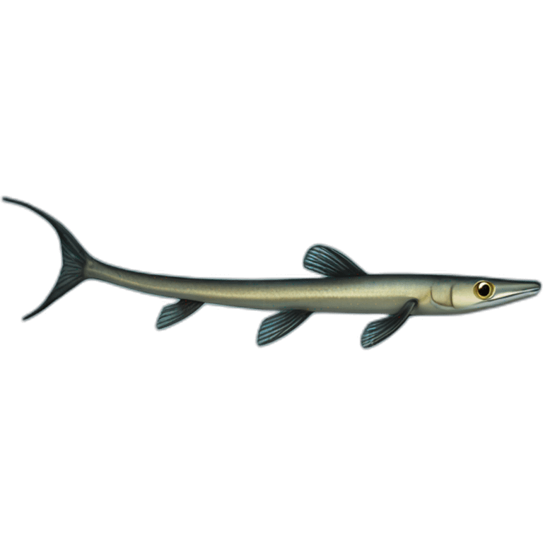 Black sea needlefish emoji