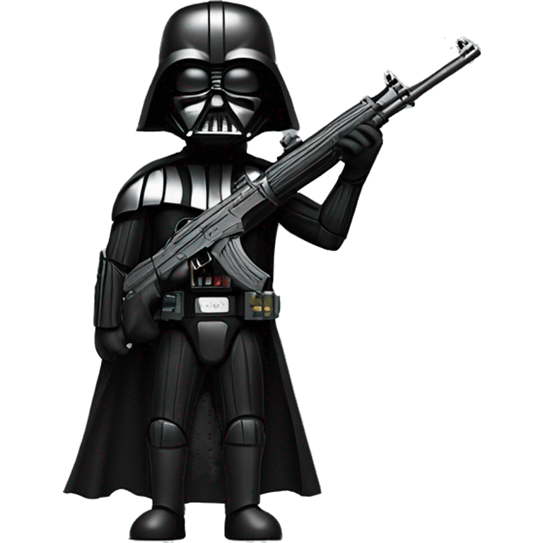 Darthvader with ak-47 emoji