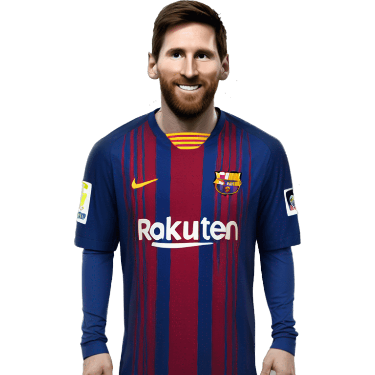 generate emoji of messi saying I love Andrés Burbano emoji