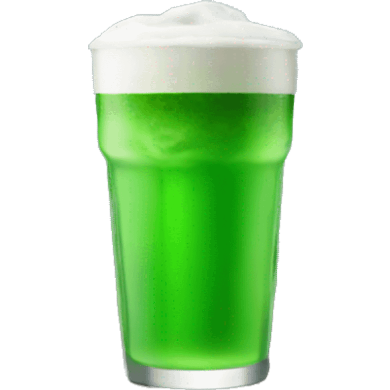 drinks and mountain with green colors emoji