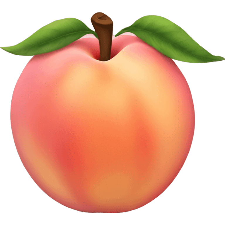 pink peach emoji