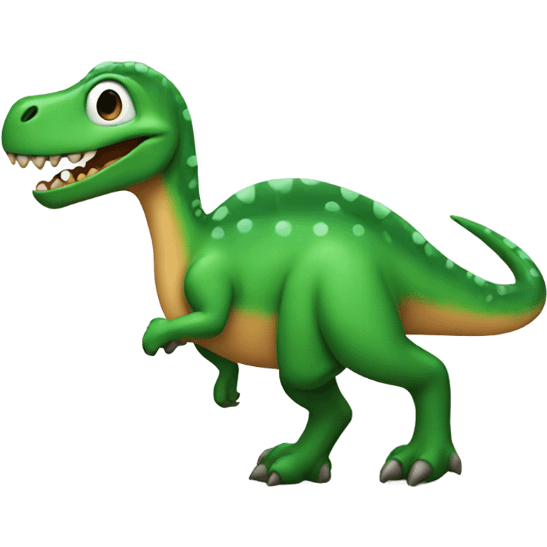 Christmas Dino emoji