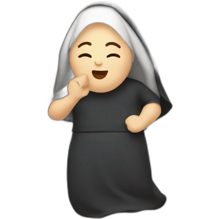 Farting nuns emoji