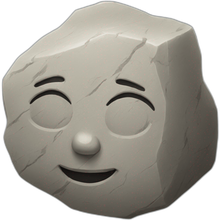 Stone emoji