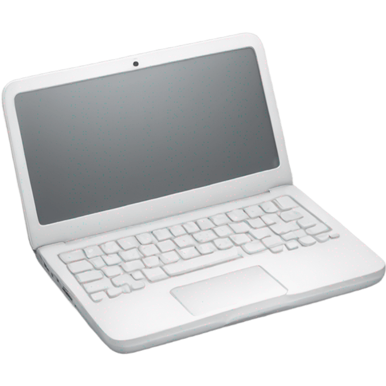 White laptop emoji