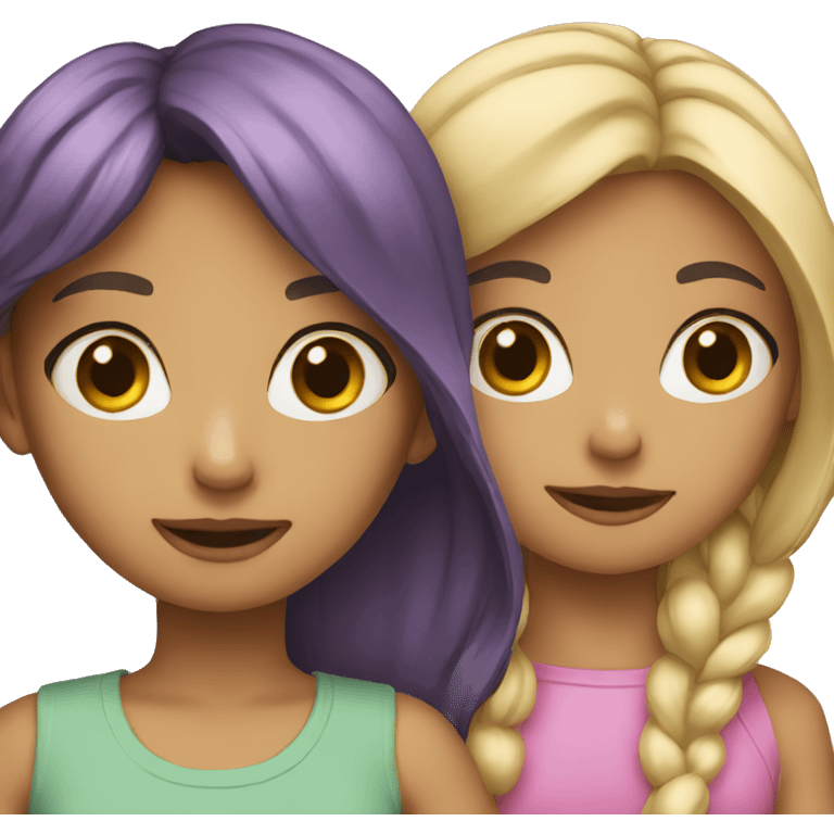 Two girls emoji