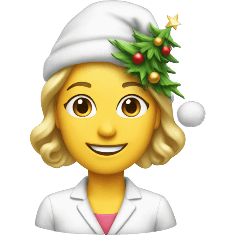 Christmas tree hostess came emoji