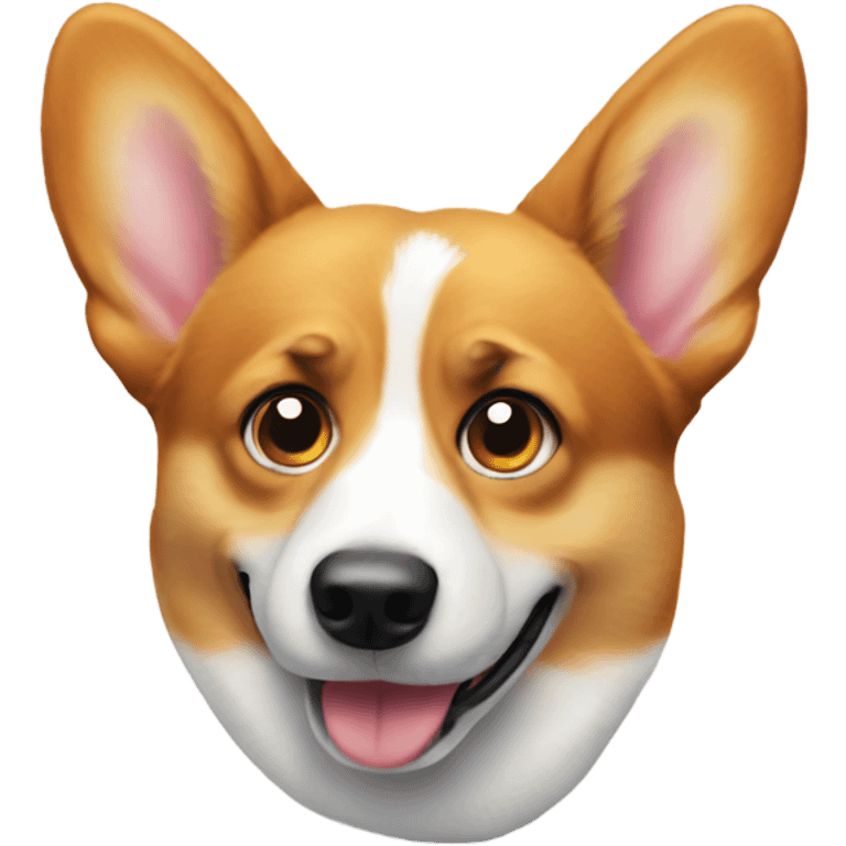 Corgi with one eye  emoji