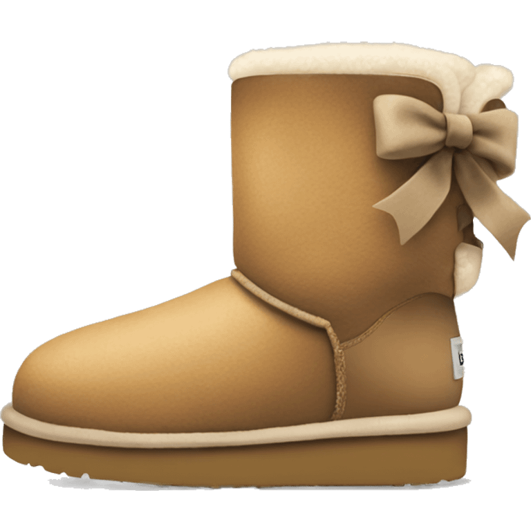 Bailey bow Uggs pair emoji