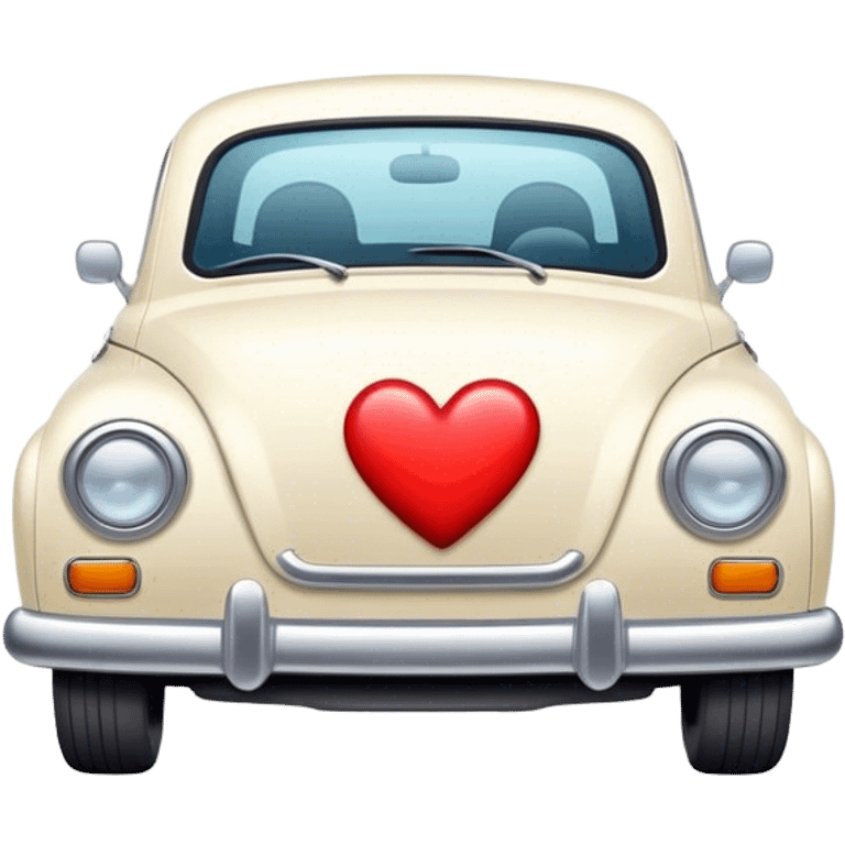 car with love emoji