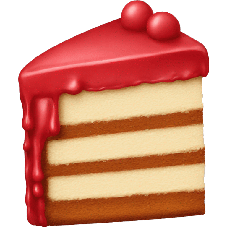 red cake emoji