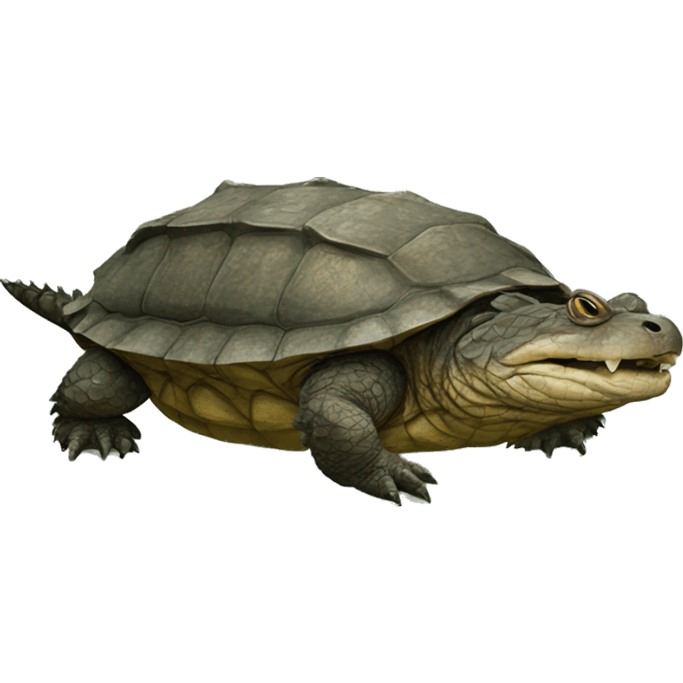 Alligator snapping turtle emoji