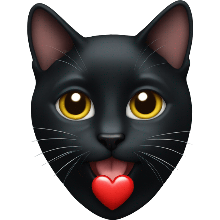 2 black cat heart emoji