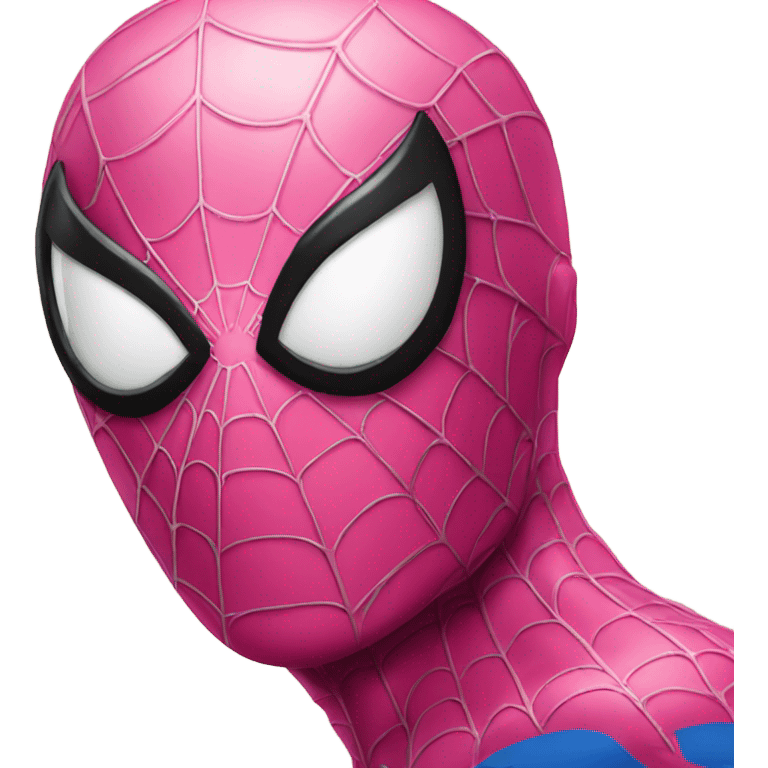 pink spiderman emoji