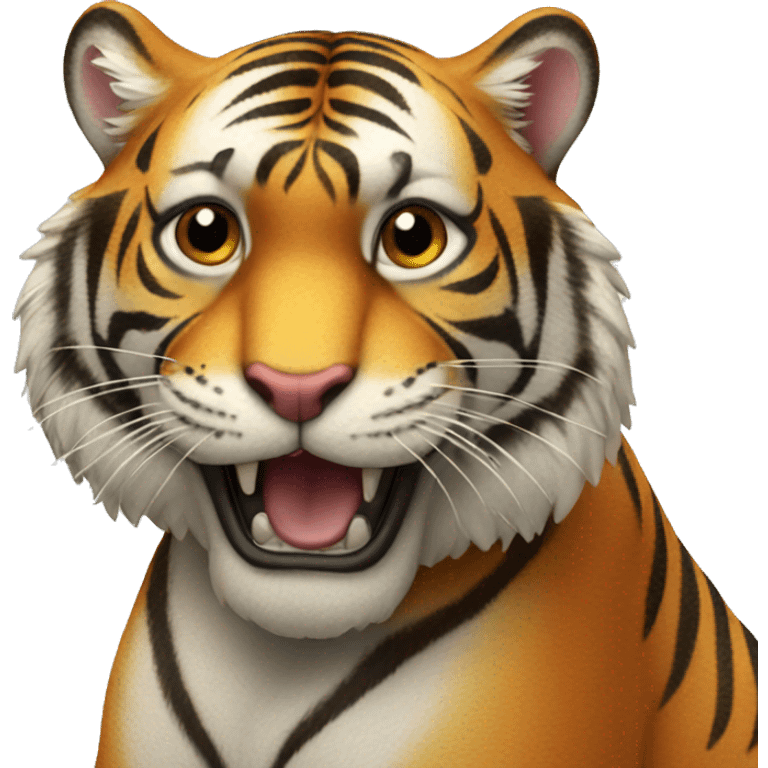 Tiger celebrating  emoji