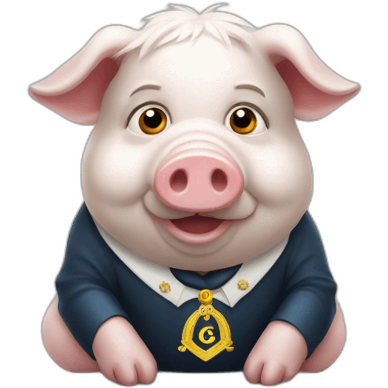 ukranian pig freemason emoji