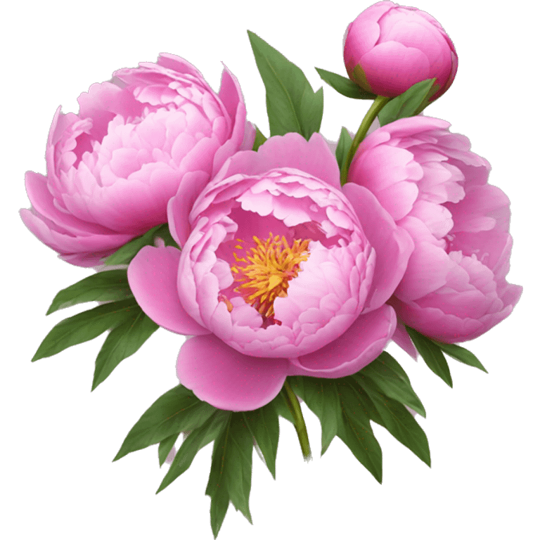 peonies flowers emoji