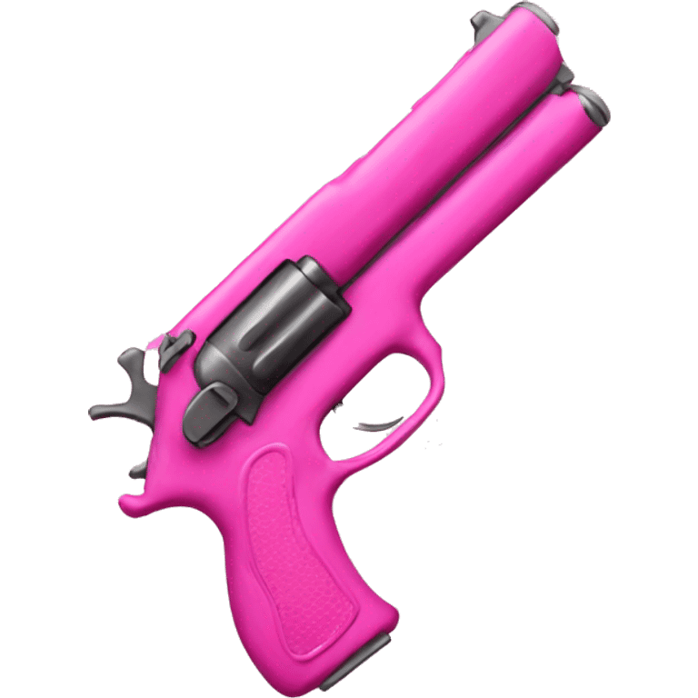 pink gun emoji emoji