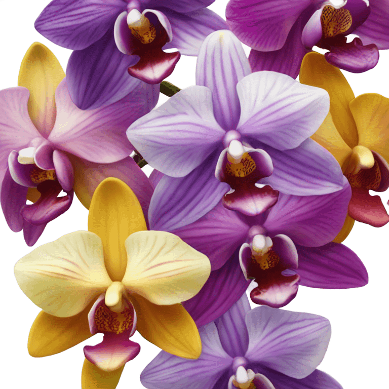 Orchids emoji