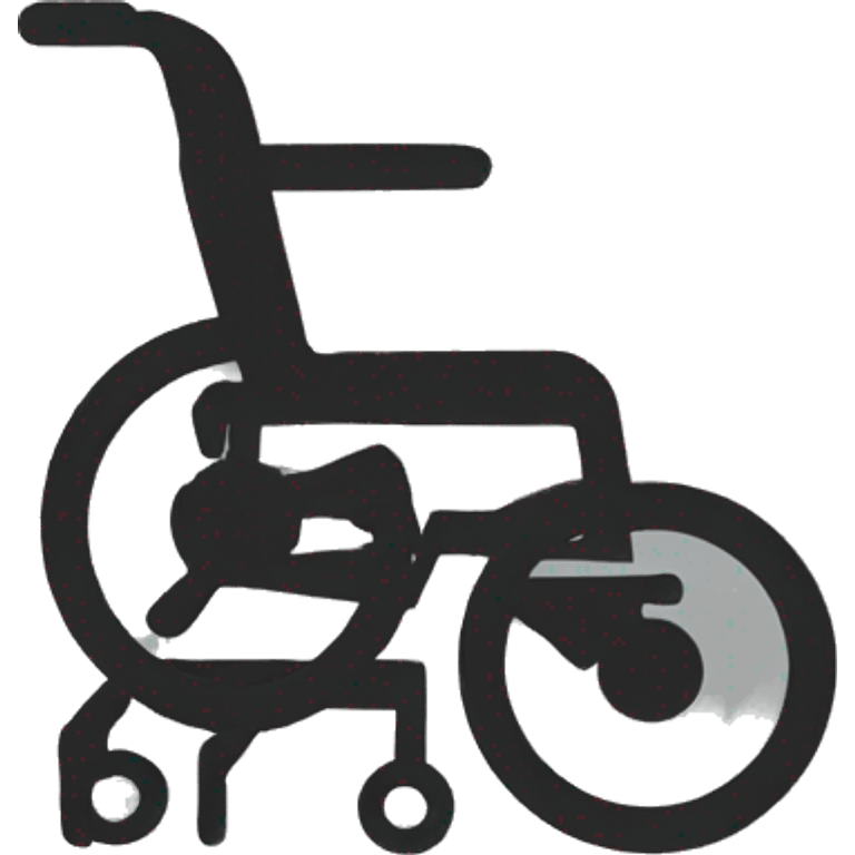 accessibility symbol in black emoji