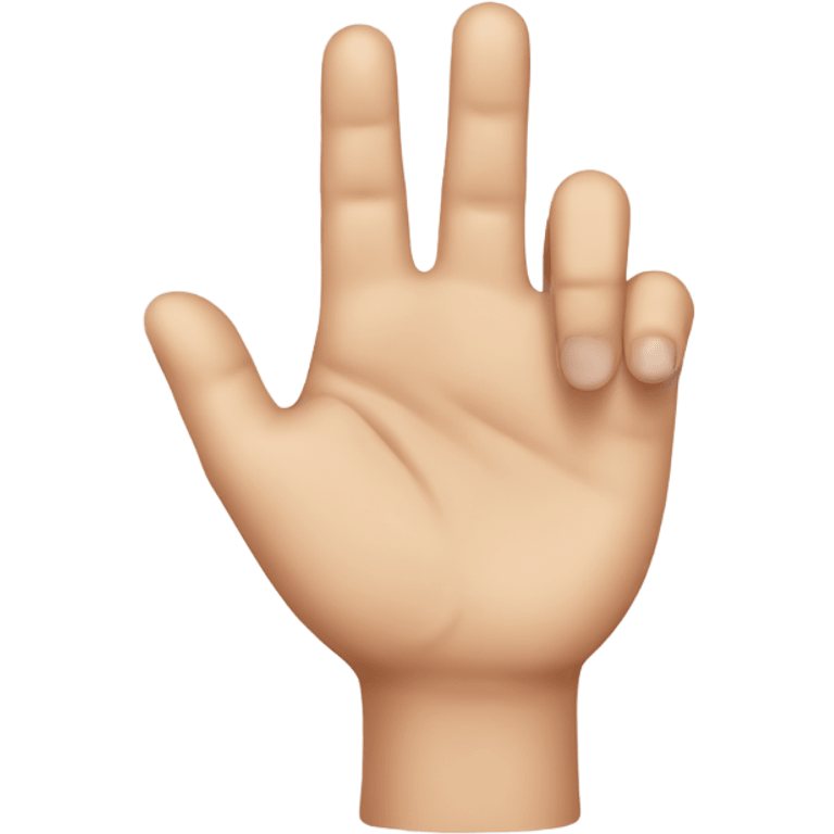 auricular finger emoji